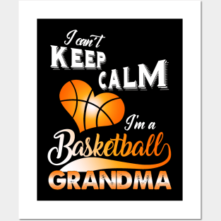 I Can't Keep Calm-I'm a Baseball Grandma Costume Gift Posters and Art